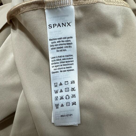 Spanx Womens Plus Size 2X Tan Nude Sleeveless Compression Tank Top Smoothing - Picture 6 of 6